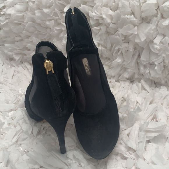 Guess | Black suede bootie | 7.5 - Picture 4 of 5